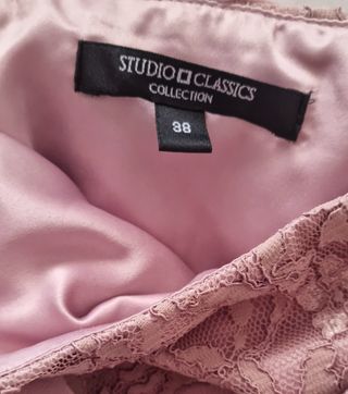 Bonito vestido cocktail,rosa palo.