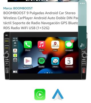 Pantalla doble con dos puertos usb, blue