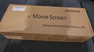 Pantalla proyector con patas