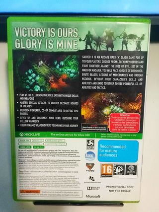 Sacred 3 Xbox 360