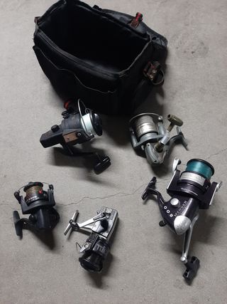 VARIOS TIPOS DE CARRETES DE PESCA