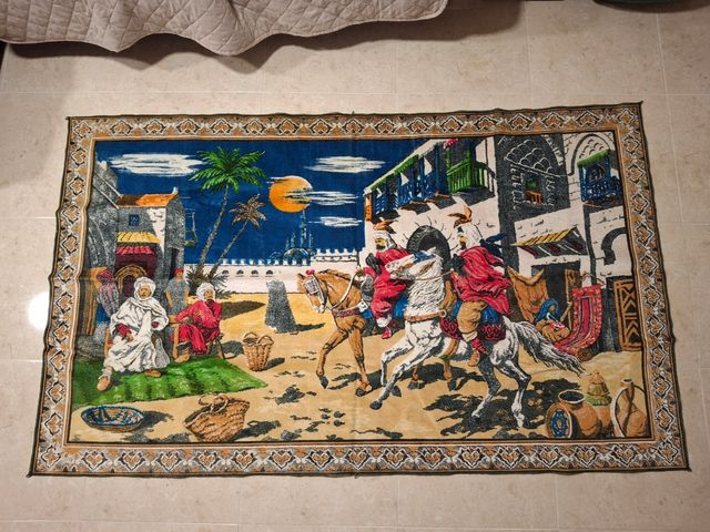 Tapiz Hombres a caballo