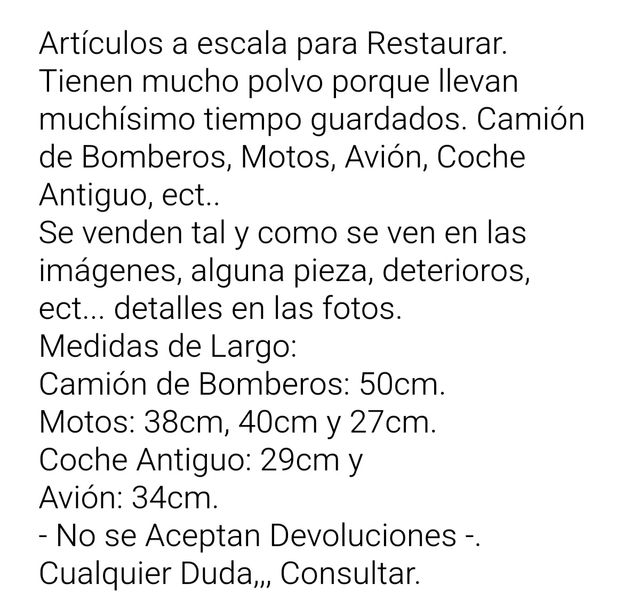 Juguetes de Hojalata... Para Restaurar.