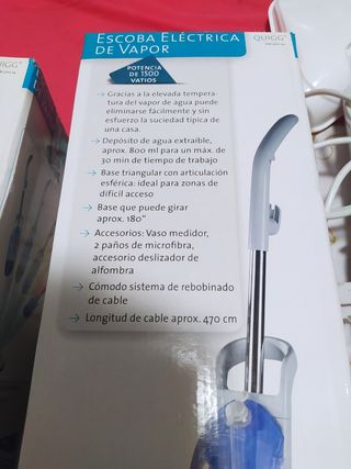 Escuba vapor electric