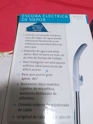 Escuba vapor electric