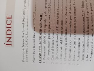 Pastoral, Unidos en Cristo 2023-2027