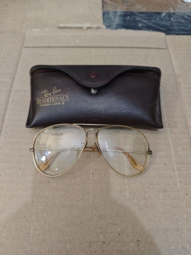 Antiguas Gafas Rayban Usa. 10k.