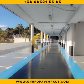 Suelos epoxi Hormigón PARKING TALLERES GARAJES