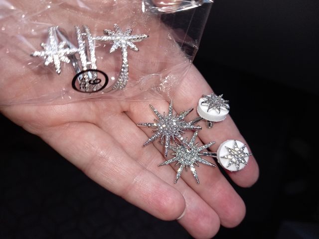 Set orecchini ed anello a stella  ⭐🌟