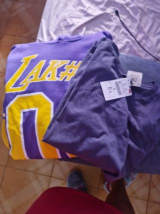 Sudadera lakers y camiseta
