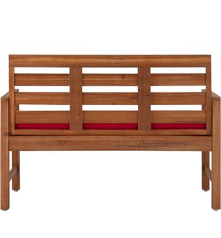 Sofa biplaza estilo loveseat acolchado de exterior