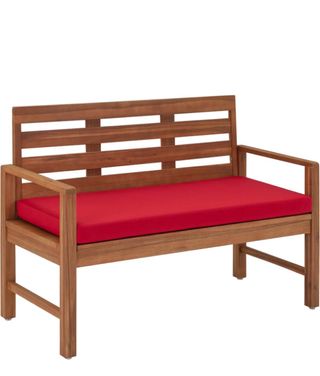 Sofa biplaza estilo loveseat acolchado de exterior