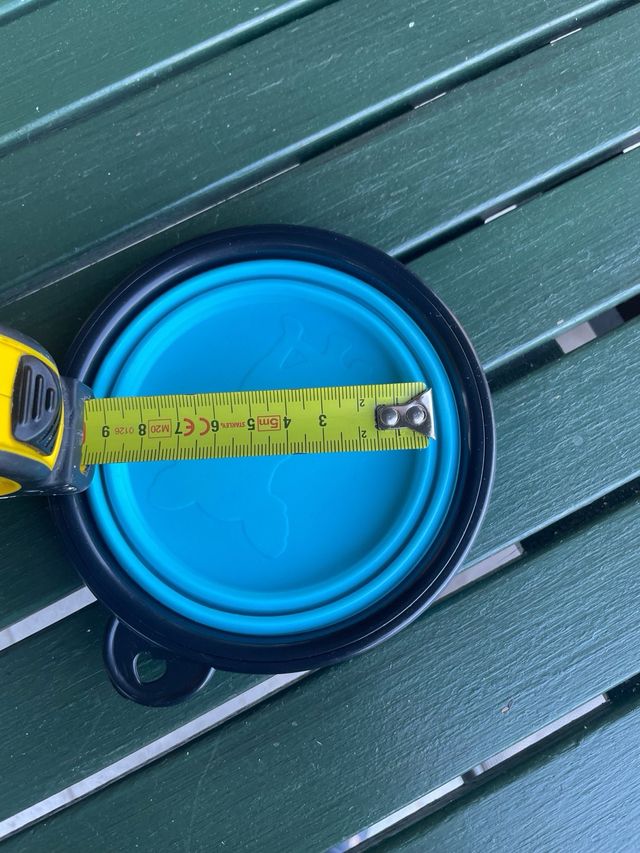 Ciotola cane pieghevole in silicone