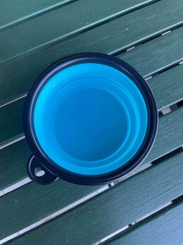 Ciotola cane pieghevole in silicone