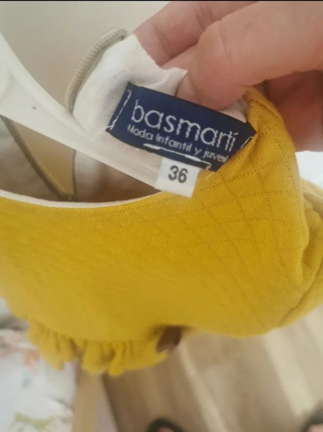 Vestido niña  t/ 36 meses  Basmati