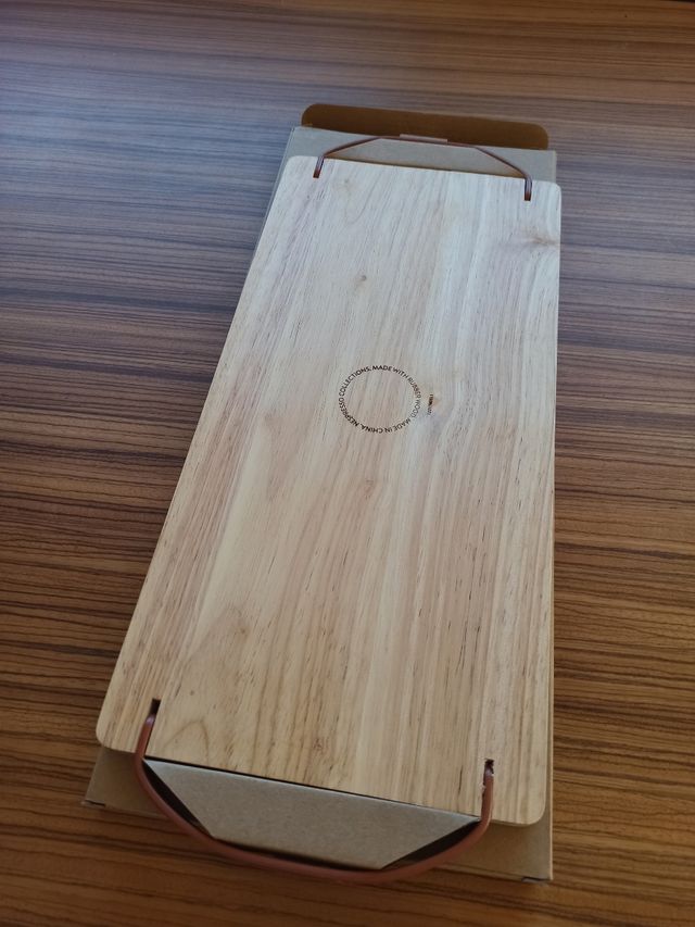 Nespresso barista bandeja madera