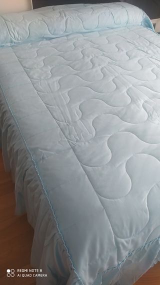 Precioso edredón blanco
