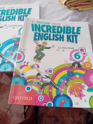 Libro ingles increíble english kit. 