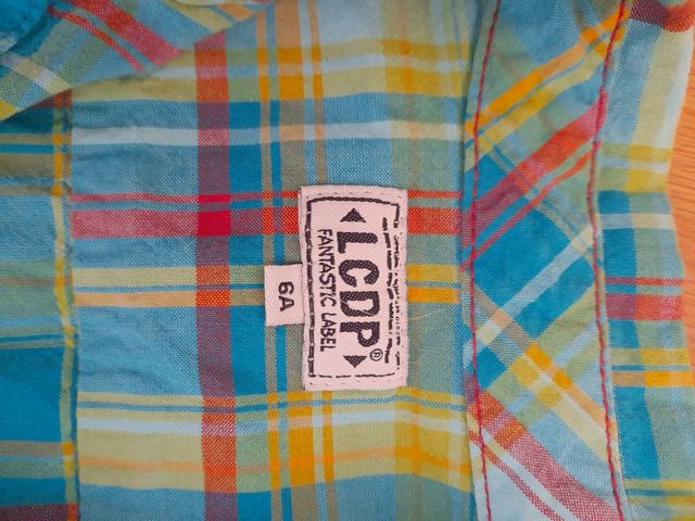 Camisa manga corta niño 6 años