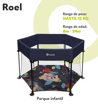 Parque infantil bebe lionelo viaje plegable