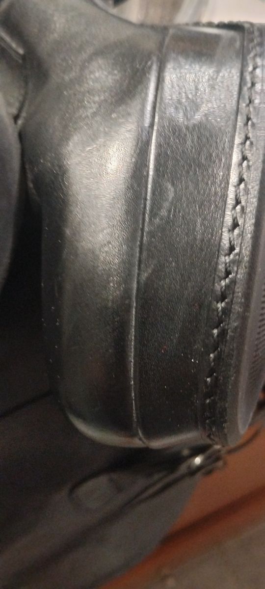 Botas Altas piel Cuissard negro.