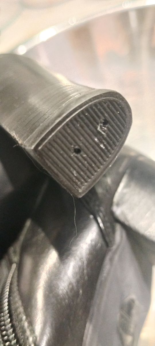 Botas Altas piel Cuissard negro.