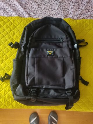 Mochila patines Skate negra