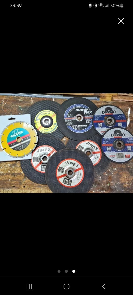 Discos de corte para radial