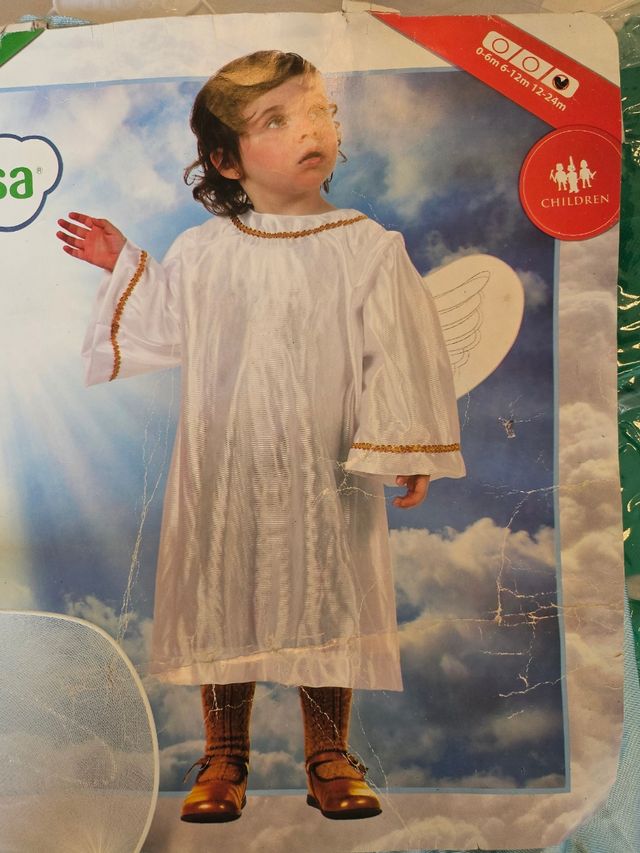 Disfraz de ángel. 2 años.