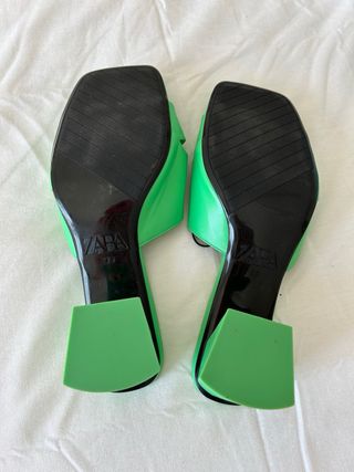 Sandalias tacon cuadrado Zara nuevos