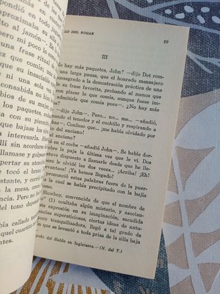 Libro el grillo del Hogar