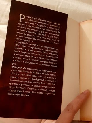 Livro "O segredo do amor" RUEDIGER SCHACHE