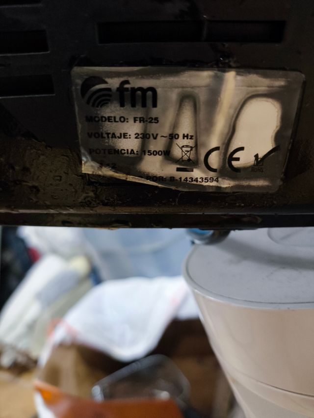 Freidora de aceite 2,5litros