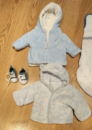 Chaquetas abrigo bebe niño 0-3 meses