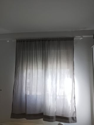 Barras + cortinas + visillo