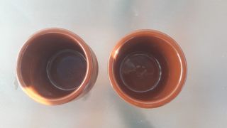 Vasos de cerámica artesanal de barro de CERMER.COM