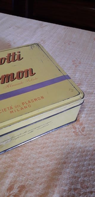 Scatola latta Biscotti al Plasmon