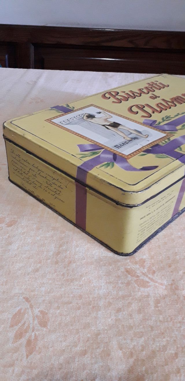 Scatola latta Biscotti al Plasmon