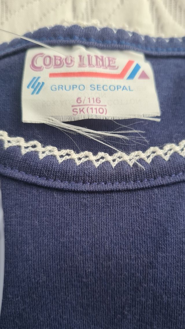 Conjunto niña azul, talla 6/116