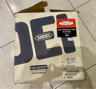 Casco moto integrale vintage shoey