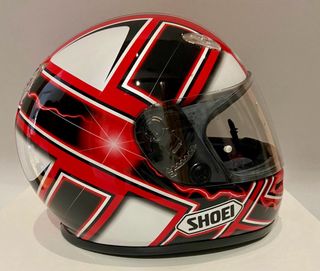 Casco moto integrale vintage shoey
