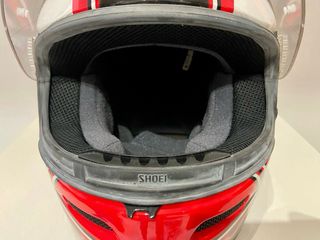 Casco moto integrale vintage shoey