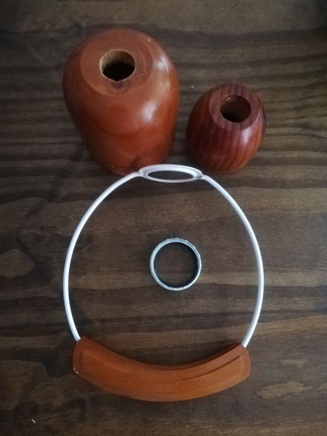 Tulipa lámpara opalina verde vintage