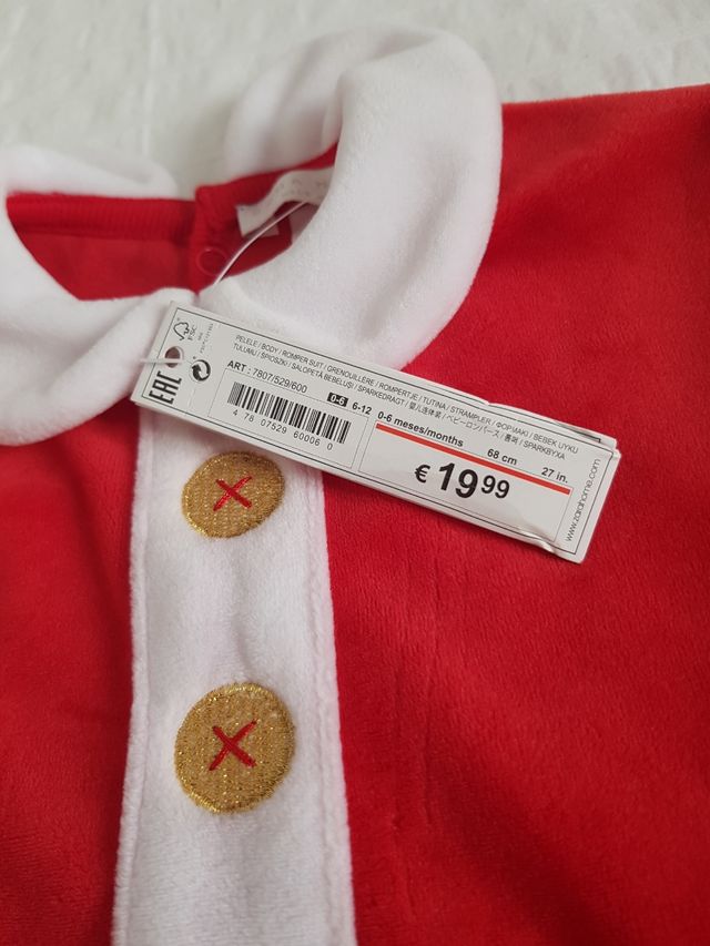 Pijama Papá Noel bebé