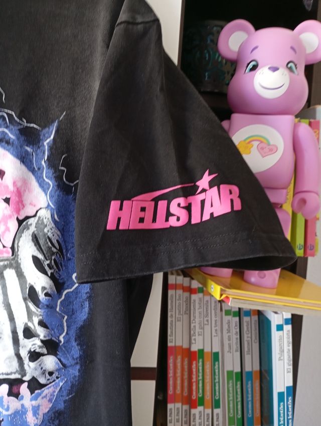 💕💜🤩camiseta HELLSTAR casco cerebro S
