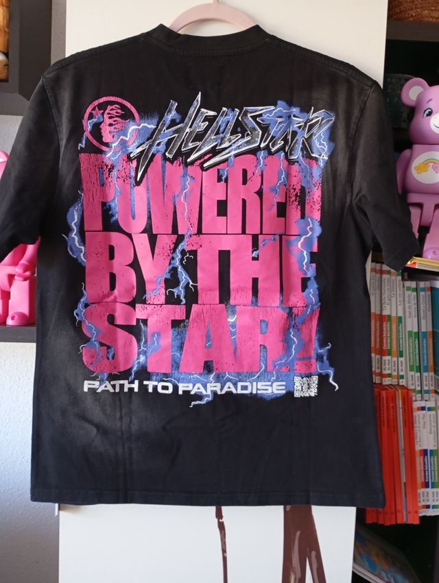 💕💜🤩camiseta HELLSTAR casco cerebro S