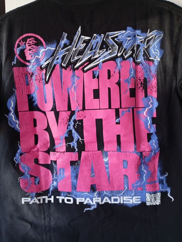 💕💜🤩camiseta HELLSTAR casco cerebro S