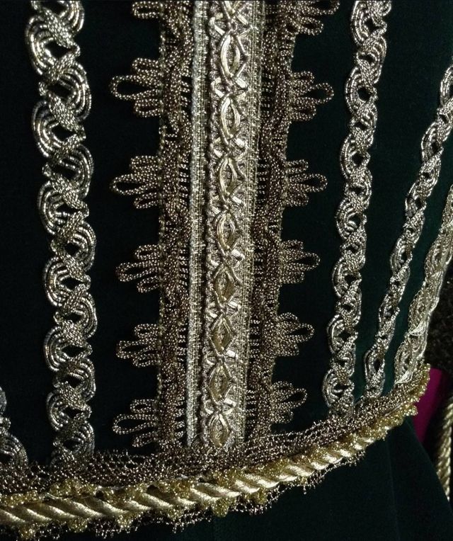 Traje de época antiguo 