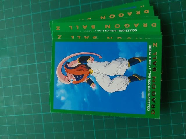 Dragon Ball cards Serie Verde y plata italiano