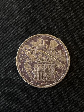 Moneda 5 pesetas 1957